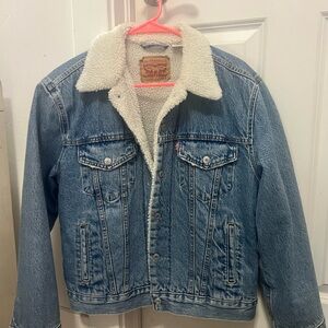 Levi's Denim Jacket with Cream Sherpa